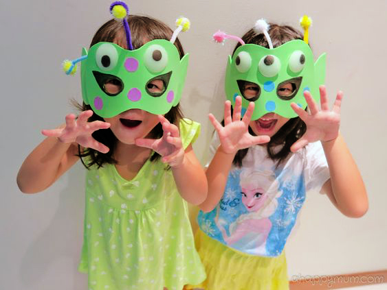 how to make alien costume for kids